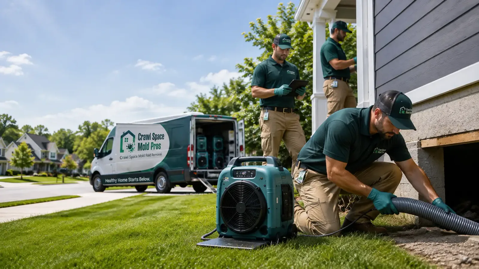 Crawl Space Mold Removal in Essex, IL